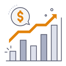 Graph money  Icon