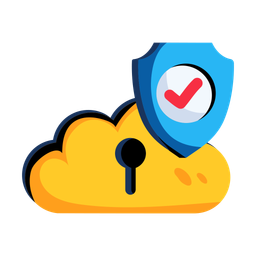 Cloud Security  Icon