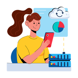 Cloud Hosting  Icon