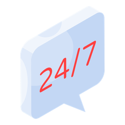 24/7 hour service  Icon