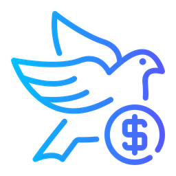 Flying money  Icon