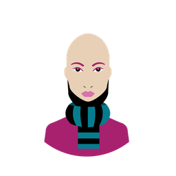 Bald lady  Icon