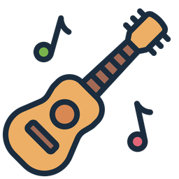 Guitar Acoustic Percussion Icon