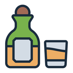Tequila Bottle Alcohol Icon