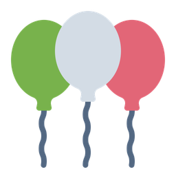 Balloon Party Festive Icon
