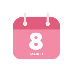 Calendar for march 8  Icon