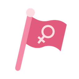 Flag Representing Gender Icono