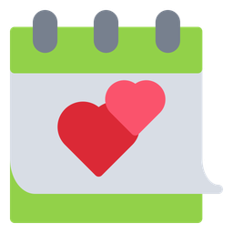 Calendar Love  Icon