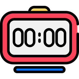 Digital Time Calendar Event Icon