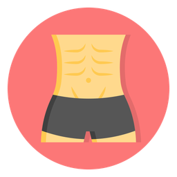 Abs Workout Fitness Icon