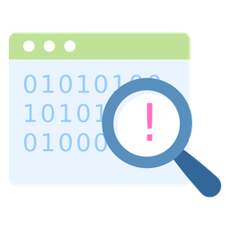 Error Search  Icon