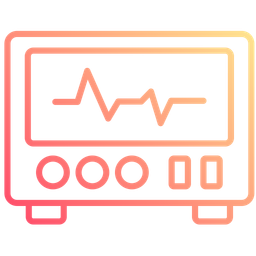 Monitor de eletrocardiograma  Ícone