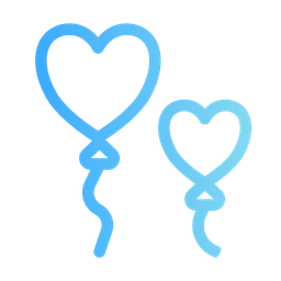 Balloon Heart  Icon