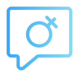 Gender Bubble Chat  Icon