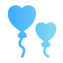 Balloon Heart  Icon