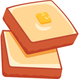 Butter Chesse Toast Bread Butter Icon