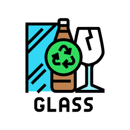 Glass Recycling  Icon