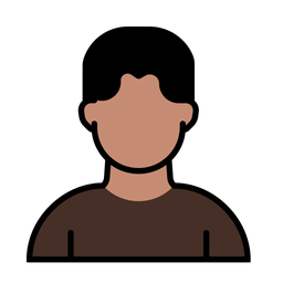 Man with brown shirt  Icon