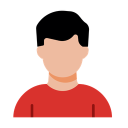 Man red shirt  Icon