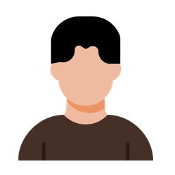 Man with brown shirt  Icon