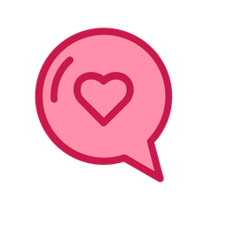 Chat love  Icon