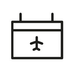 Flight calendar  Icon