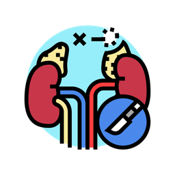 Adrenalectomy Surgery  Icon