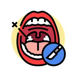 Tonsillectomy Surgery  Icon