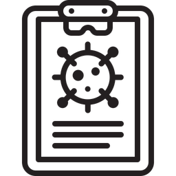 Relatório corona  Ícone