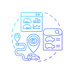 Rastreamento de veículos de frota  Ícone