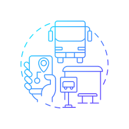 Fms para transporte público  Ícone