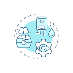 Humidity levels assessment  Icon