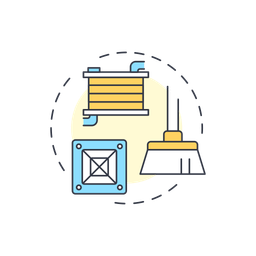 Condenser and evaporator coil  Icon