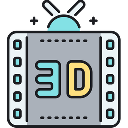 3 D Film  Icon