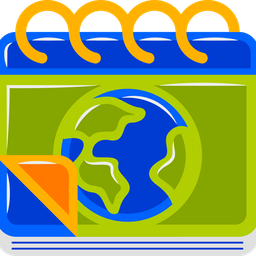 Earth day calendar  Icon