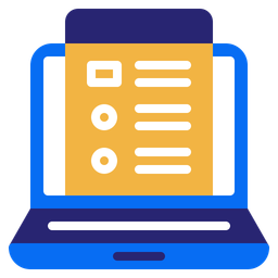 E learning platform  Icon