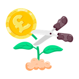 Cash Cutting  Icon