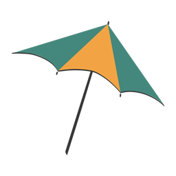 Umbrella Summer Vacation Icon