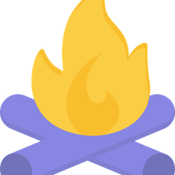 Beach campfire  Icon