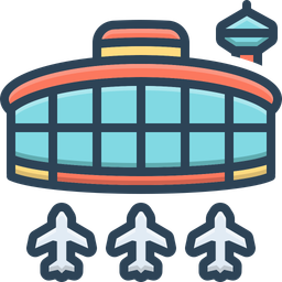 Airport Hub  Icon