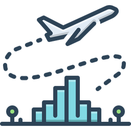 Flight Take Off Leave Icon