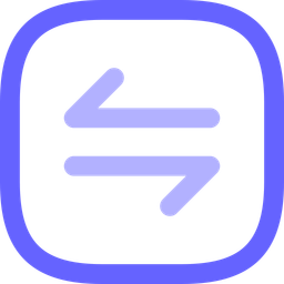 Connection Left Right Square  Icon