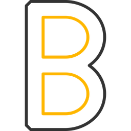 Capital b  Icon