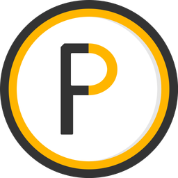 Capital p  Icon