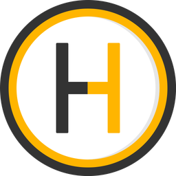 Capital h  Icon