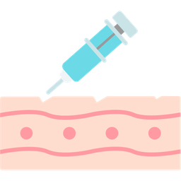 Botoxbeauty injection treatment syringe surgery therapy skin needle medical  Icon