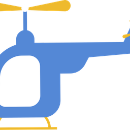 Children Toy Helicopter  Icon