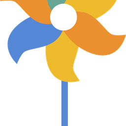 Children Toy Pinwheel  Icon