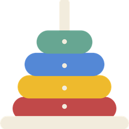 Children Toy Stacking Tower  Icon