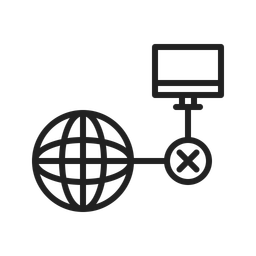 Disconnected Network  Icon